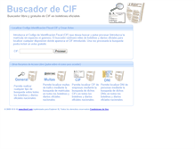 Tablet Screenshot of buscadorcif.iboof.com
